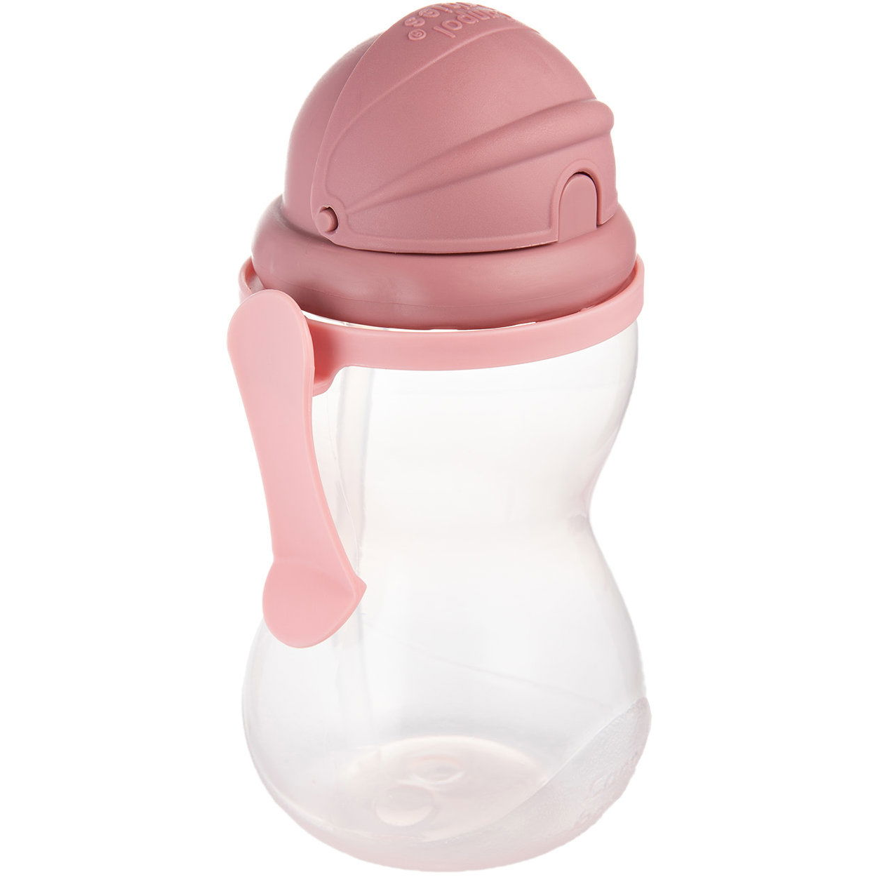 Canpol babies Sport itatópohár szívószállal, 370 ml, rózsaszín (5901691802681)