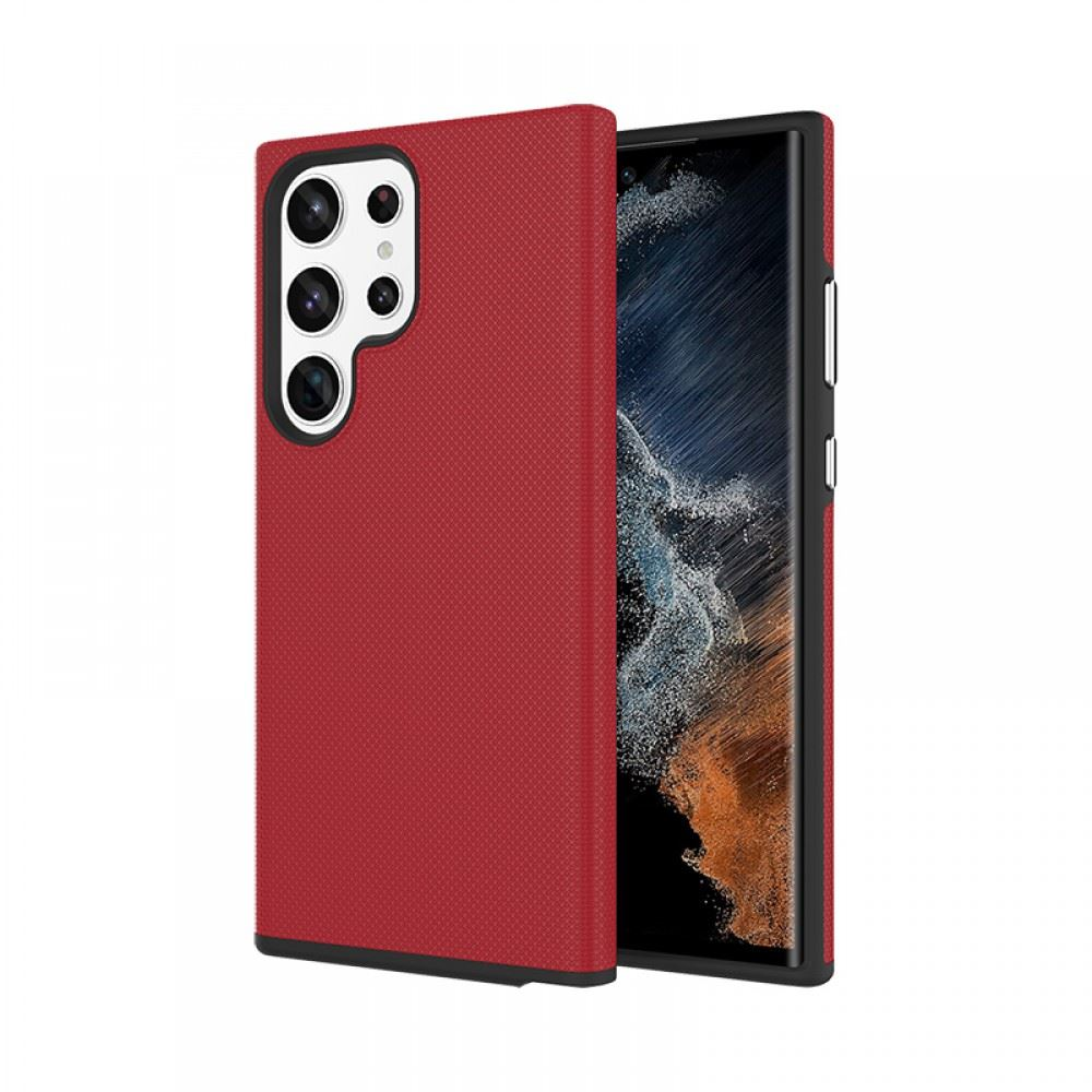 Cellect Samsung S23 Ultra ütésálló tok piros (CEL-COMC-S23U-R) (CEL-COMC-S23U-R)