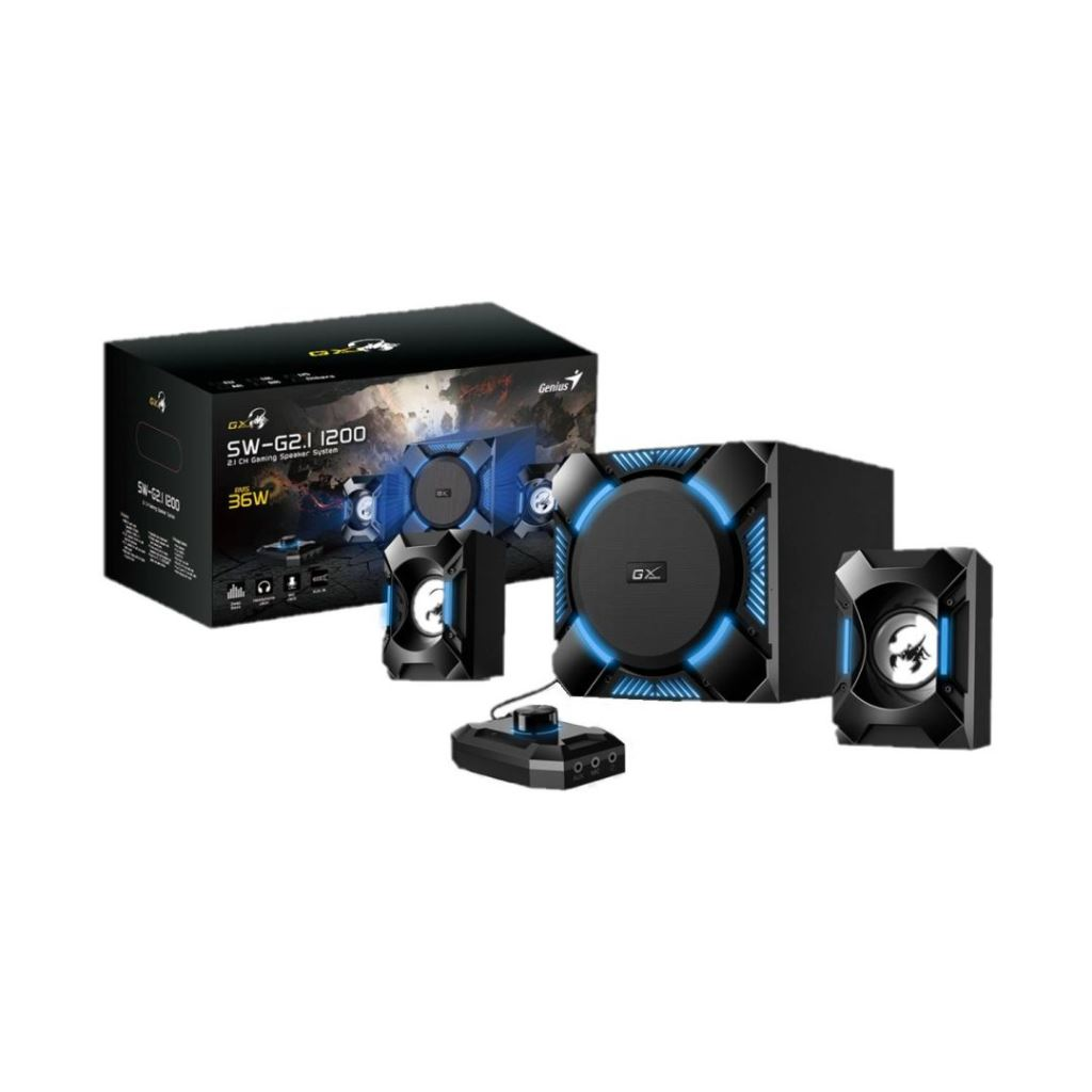 Genius reproduktory GX GAMING SW-G2.1 1200, 2.1, 36W, (31730044400)