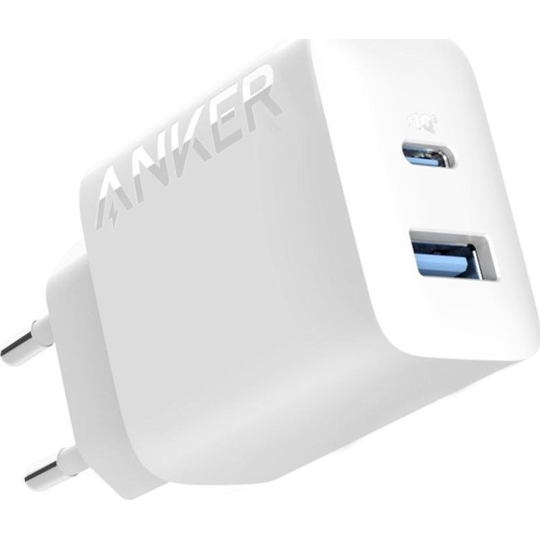 Anker USB-A / USB-C Hálózati Töltő Adapter 20W - Fehér (A2348G21)