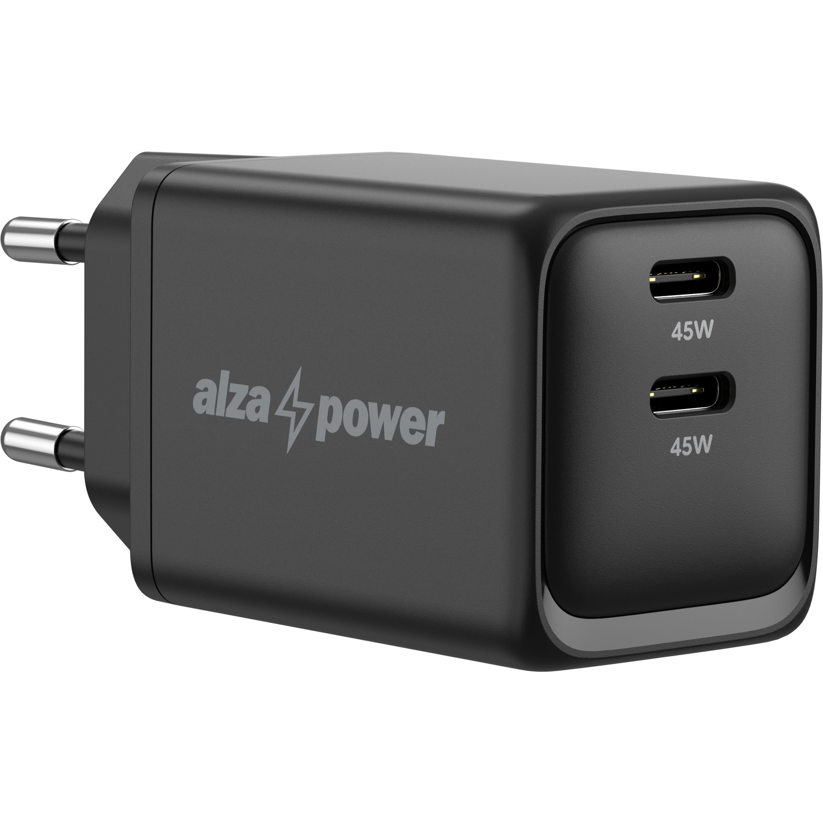AlzaPower G500CC Fast Charge 45W - fekete (APW-CCG500CCB)