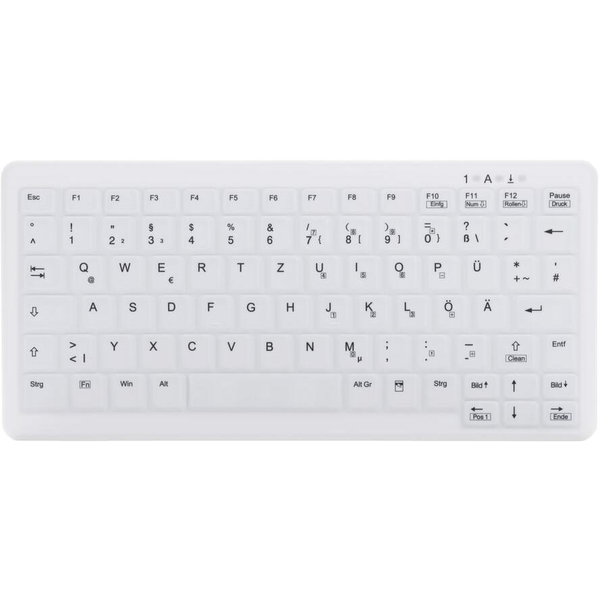 CHERRY AK-C4110 tastatur Medicinsk RF trådløst QWERTZ Tysk Hvid