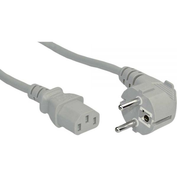 InLine 4043718085033 cabluri de alimentare Gri 1,5 m Cablu de alimentare tip F IEC C13