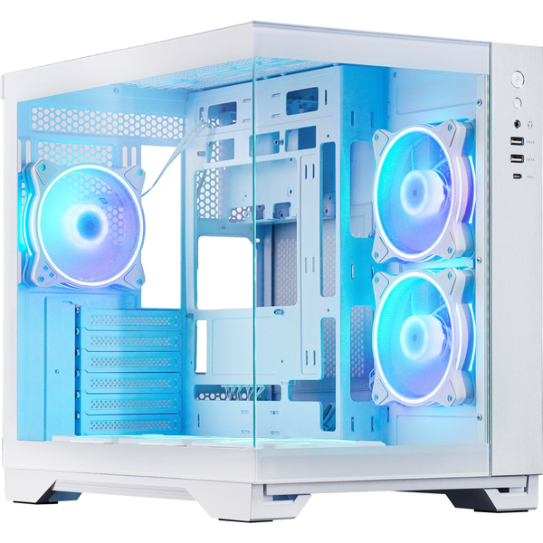 Chieftec GM-30W-TG-OP компютърна кутия Куб Бяла