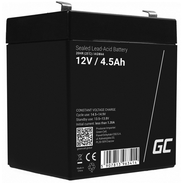  Green Cell Akumulator 12V/4.5Ah (AGM44)