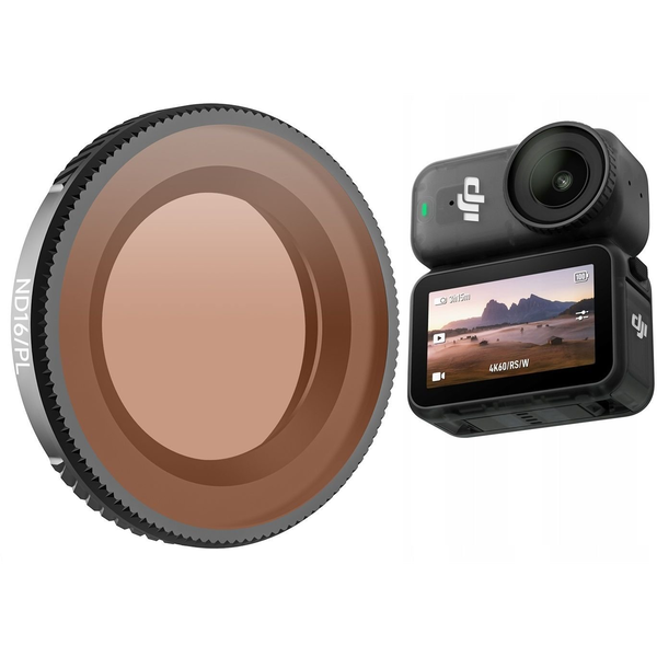 Filtr Hybrydowy 2w1 Polaryzacyjny Pl + Szary Nd16 Do Dji Osmo Nano + Etui / On-fi073-16p