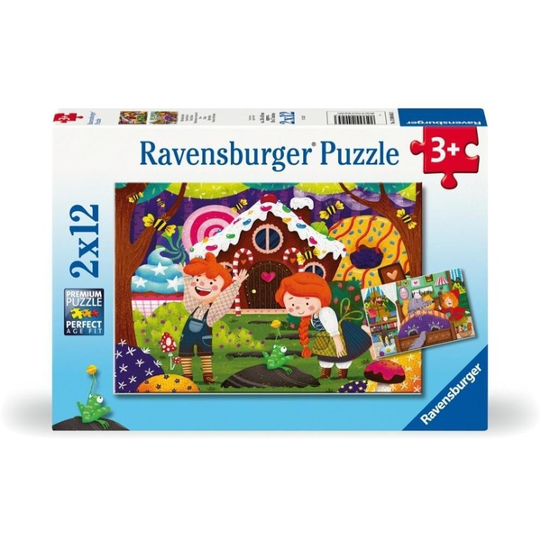Ravensburger 2 X 12 db-os Puzzle - Klasszikus Mesék 12004045 