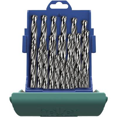 HSS spirálfúró készlet, 19 részes, DIN 338, Heller 21961 7 (21961 7)