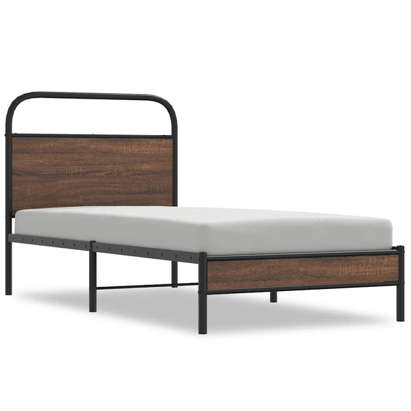 Cadru de pat fără saltea stejar maro 90x200 cm Lemn prelucrat