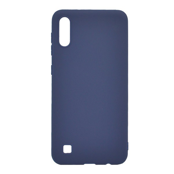 Szilikon telefonvédő (matt) SÖTÉTKÉK [Samsung Galaxy A10 (SM-A105F)] (5996457869718)