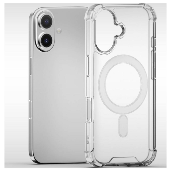 4Smarts Hybrid Case Ibiza Hátlap Apple iPhone 16 Átlátszó Induktív töltés (541182)