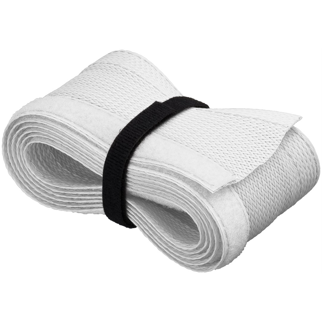 Goobay 51918 Tépőzáras kábeltömlő 1.8m - Fehér (51918)