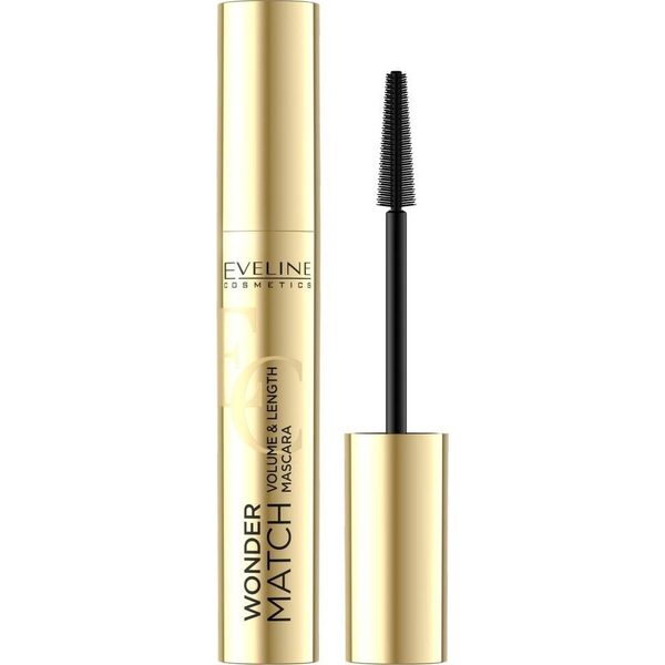  XXXX__Eveline Cosmetics (Eveline) Eveline Wonder Match pogrubiająco-wydłużający tusz do rzęs Black 7ml