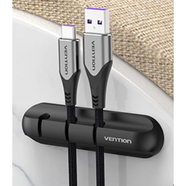 Vention KBTB0 kábelrendező Univerzális Kábeltartó Fekete 1 dB (KBTB0)