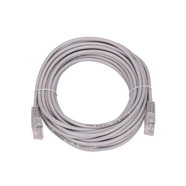 Patchcord U/UTP 5e Extralink RJ45 / RJ45 10 m szary