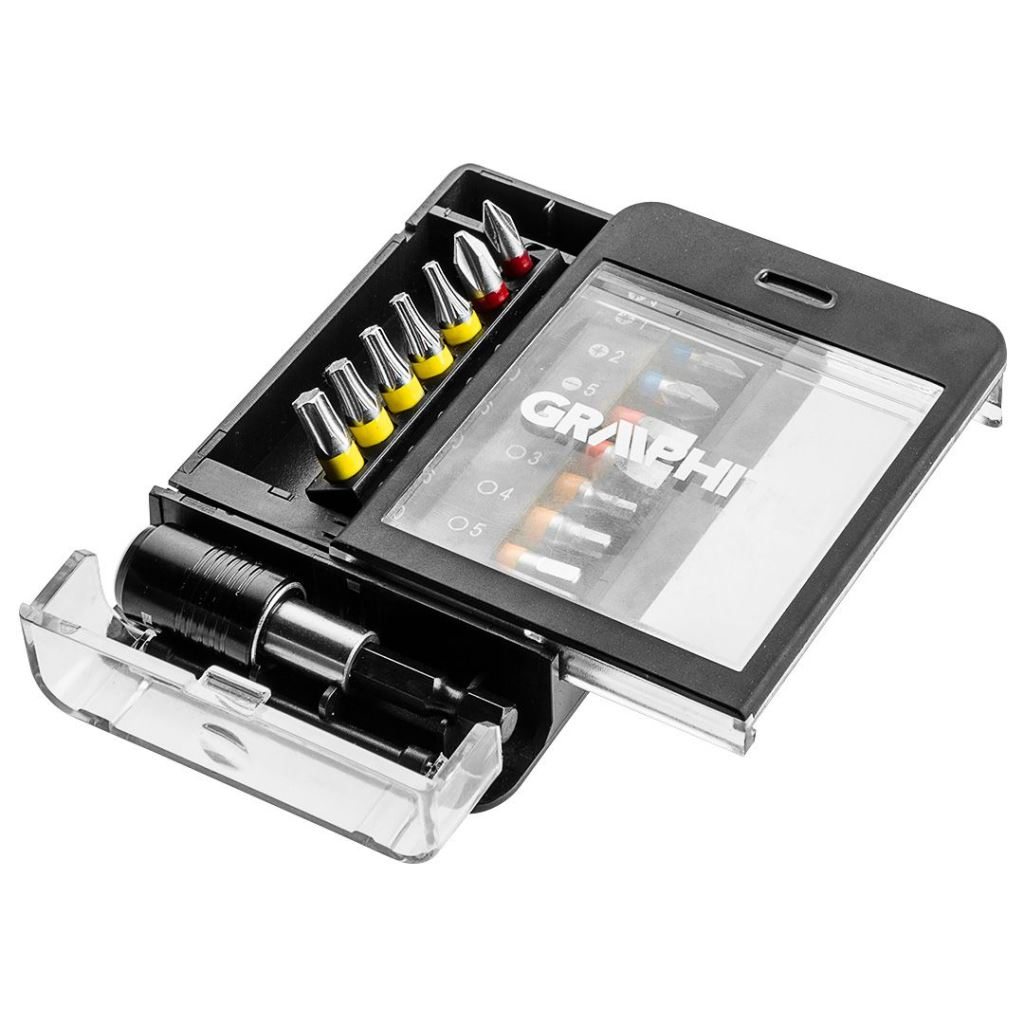 Graphite 56H616 csavarhúzó bitkészlet, 15db (56H616)