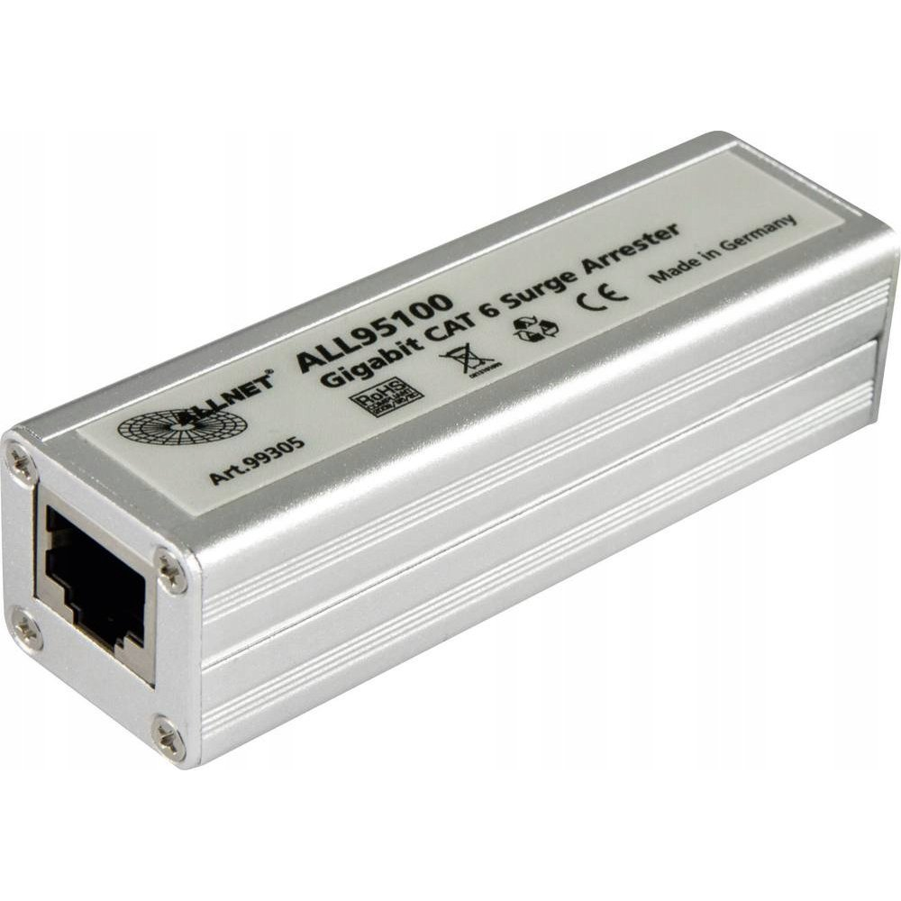 LAN túlfeszültség elleni védelem, 10/100/1000 Allnet ALL95100 1 db (ALL95100)
