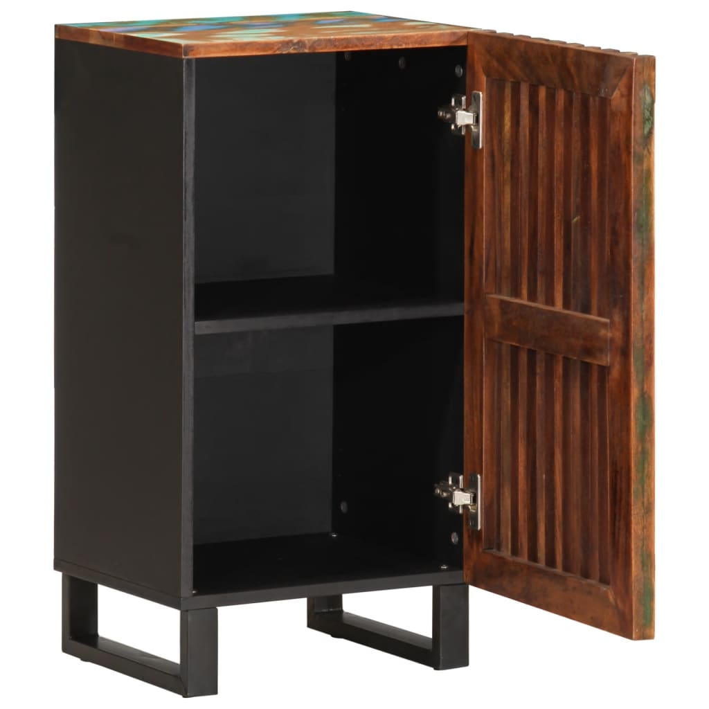 tömör akácfa tálalószekrény 40 x 34 x 75 cm (377558)