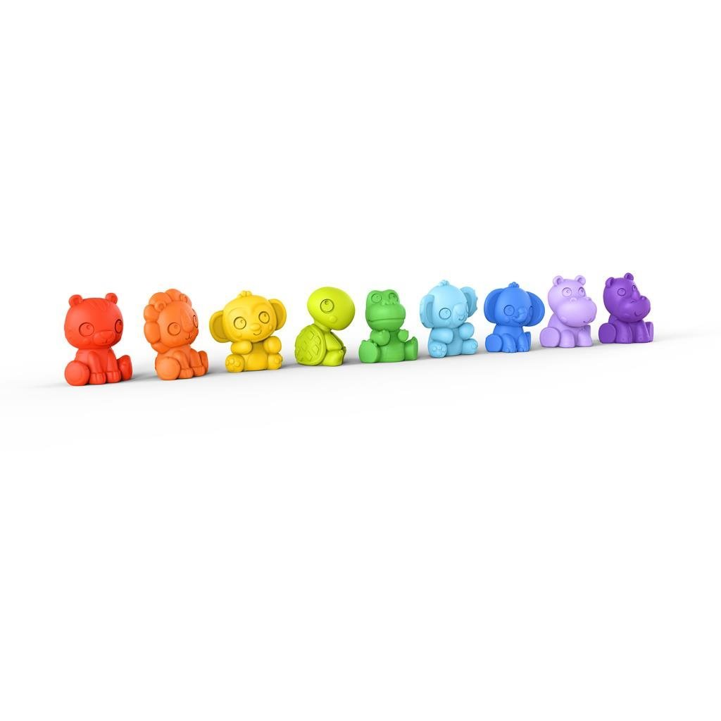 BRIGHT STARTS TropicAnimals szett - 9db, 3m+ (074451126152)