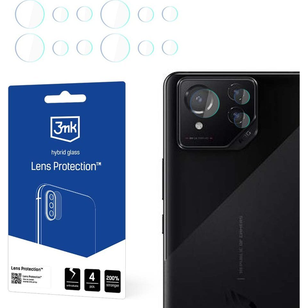 HYBRIDNÉ SKLO NA FOTOAPARÁT 3MK PRE ASUS ROG PHONE 8/8 PRO 4 KUSY