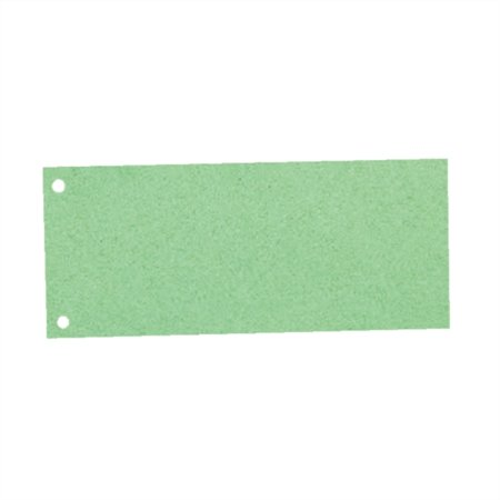 Esselte 105 x 240 mm Karton elválasztócsík - Zöld (100 db / csomag)