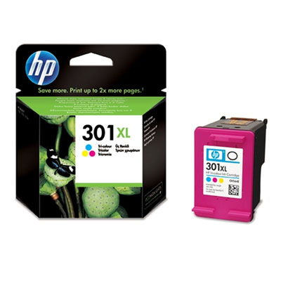 HP 301XL High Yield Tri-color Original Ink Cartridge cartuccia d'inchiostro 1 pz Resa elevata (XL) Ciano, Magenta, Giallo