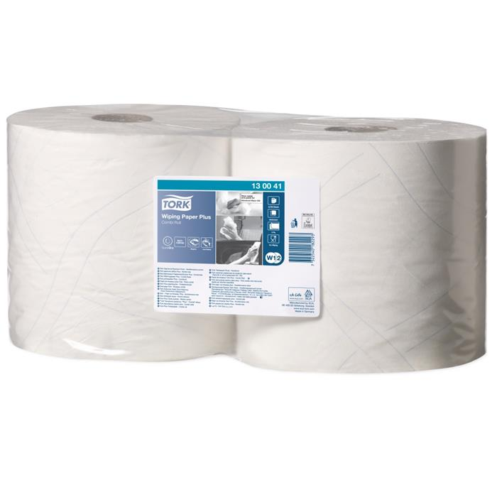 Tork Plusz W1/W2 Tekercses Törlőpapír - Fehér (2 tekercs) (130041)