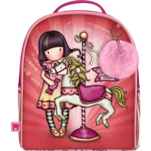 Mini Mochila Gorjuss Fairground Carousel 20x22x10cm