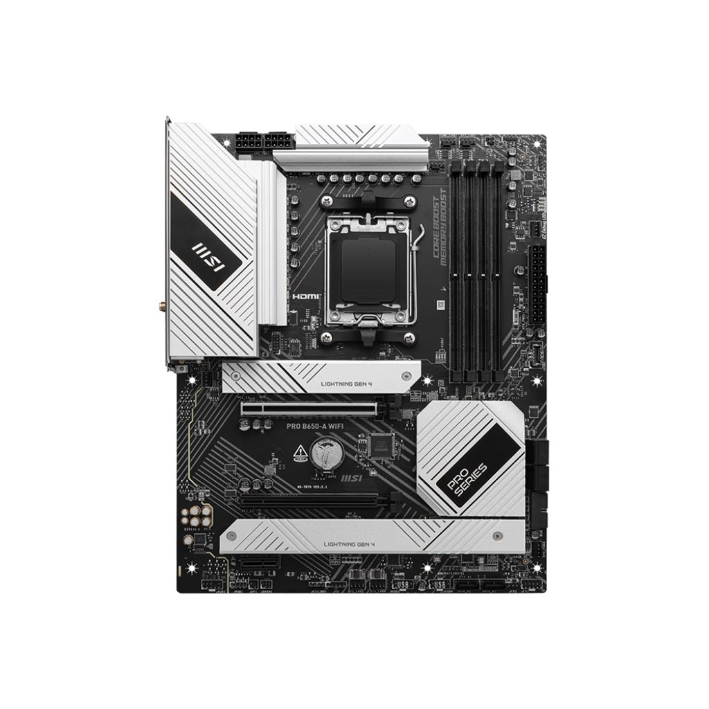 MSI PRO B650-A WIFI DDR5 AMD AM5 ATX Alaplap