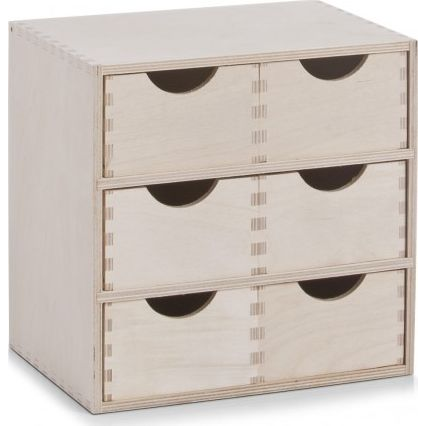  Zeller Komoda z 6 szufladami, 20x28x27.5 cm