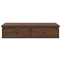 Raft de perete cu sertare Stejar maro 80x31x17cm lemn prelucrat
