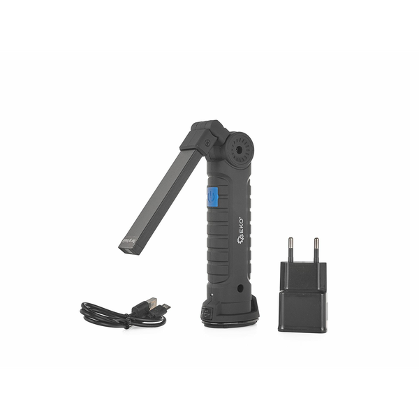 LAMPA WARSZTATOWA LED COB 1200mAh SKŁADANA GEKO