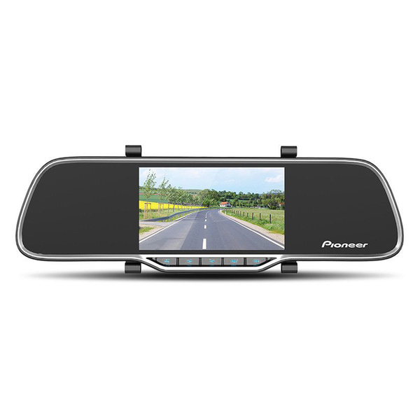 Camera oglinda retrovizoare, Pioneer, Senzor G, HD, 4.3 inch, inregistrare audio, Negru