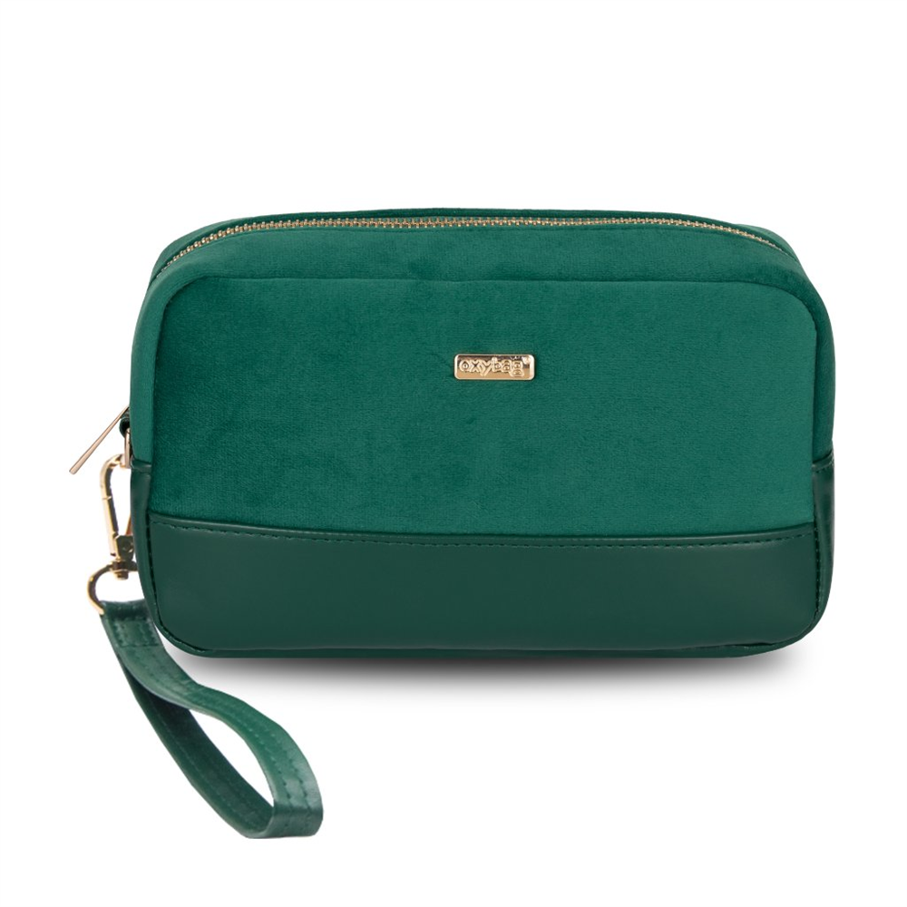 Oxybag Green Velvet Emily Kozmetikai táska - Zöld