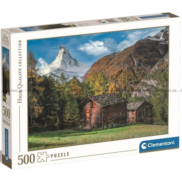 Clementoni Puzzle 500 Darabos - Az Elbűvölő Matterhorn