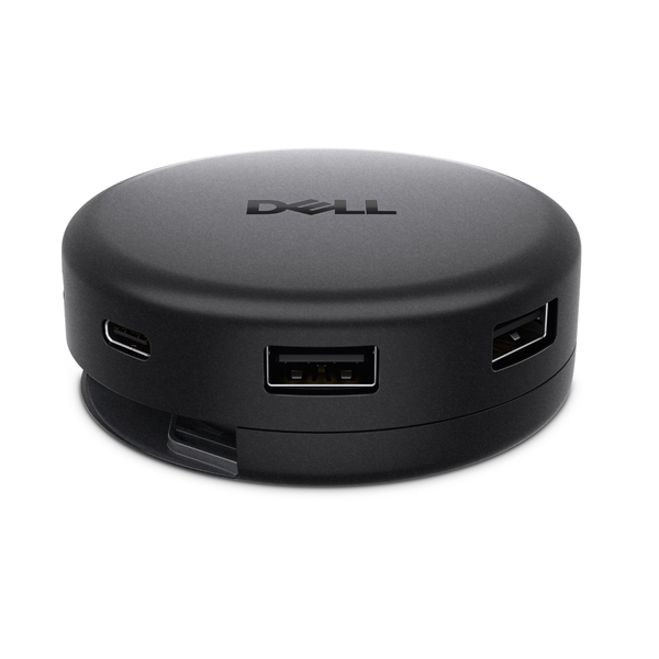 DELL DA326 Ledningsført USB 3.2 Gen 1 (3.1 Gen 1) Type-C Sort