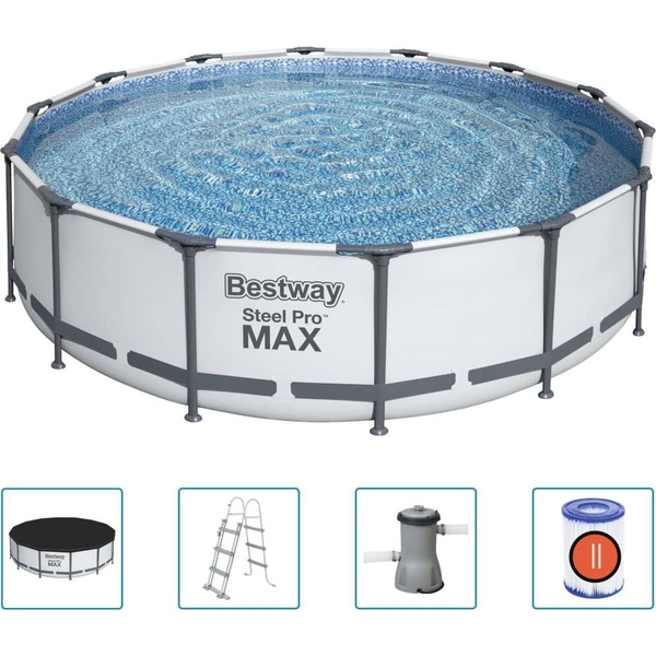 Bestway 56950 надземен басейн Басейн с рамка Кръгъл 13030 Д Син