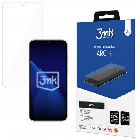 3mk ARC+ képernyővédő fólia (full screen, HYDROGÉL öngyógyító, ultravékony, 0.17mm, PET) ÁTLÁTSZÓ Apple iPhone 17 (GP-173212)