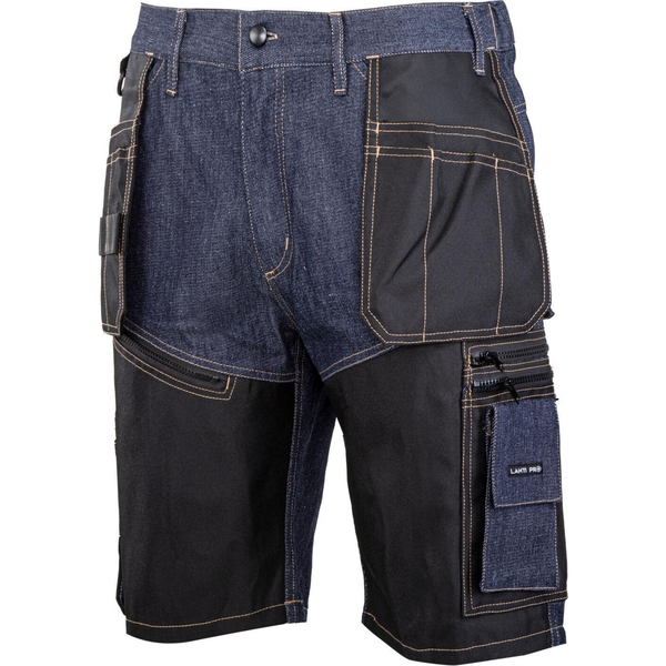 Rövid farmer rövidnadrág. kék, megerősítéssel, "m", ce, lahti