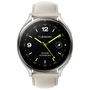 Смарт часовник Xiaomi Watch 2, Titan Gray Case, White Leather Strap