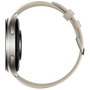 Смарт часовник Xiaomi Watch 2, Titan Gray Case, White Leather Strap