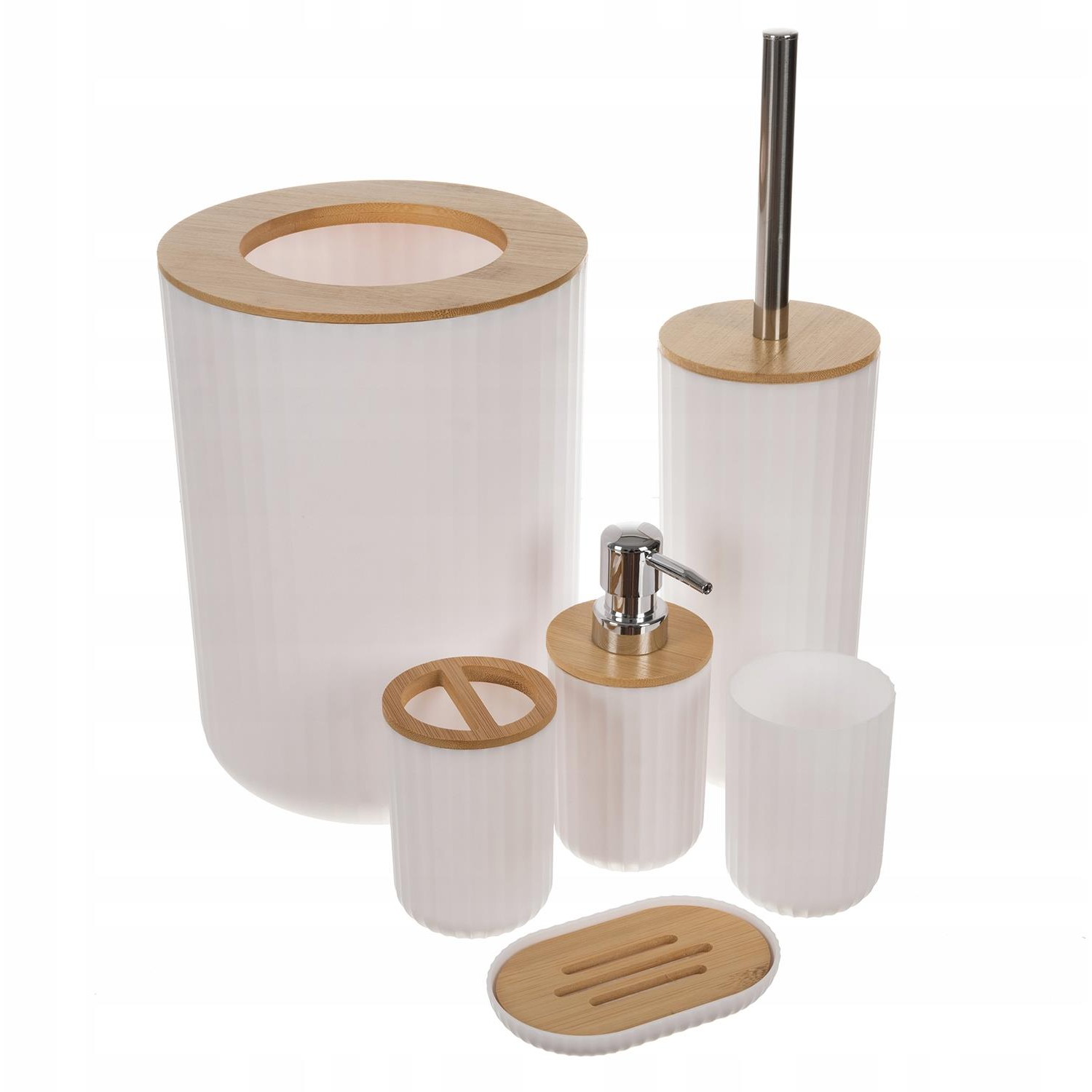 Ruhhy 24635 Bathroom set 6 pcs, white (00024635)