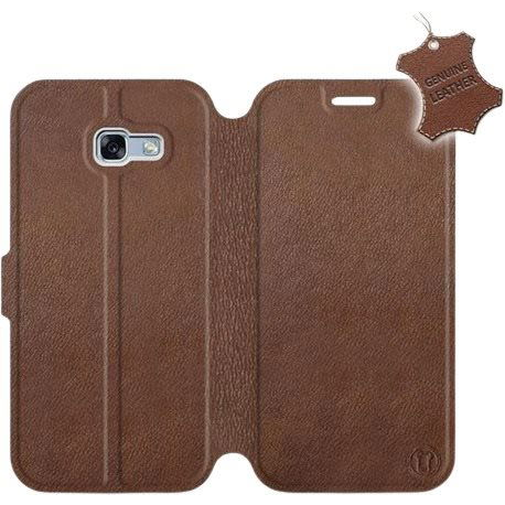 Mobiwear Samsung Galaxy A5 2017 barna flipes bőr tok