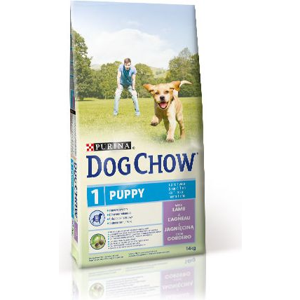 PURINA DOG CHOW Puppy Lamb - sucha karma dla szczeniąt wszystkich ras - 14kg