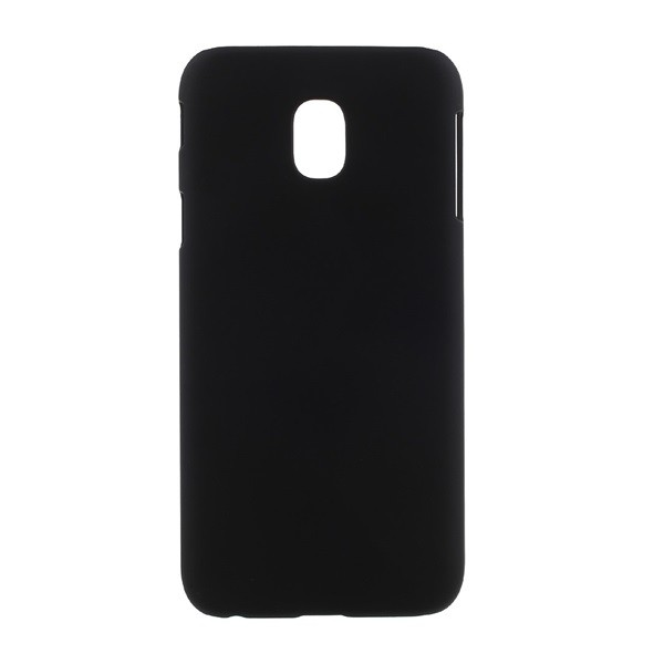 Műanyag telefonvédő (gumírozott) FEKETE [Samsung Galaxy J3 (2017) SM-J330 EU] (5996457707096)