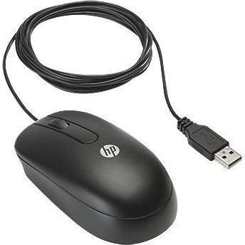 HP USB Optical Scroll Mouse ratón Oficina Ambidextro USB tipo A Óptico 800 DPI