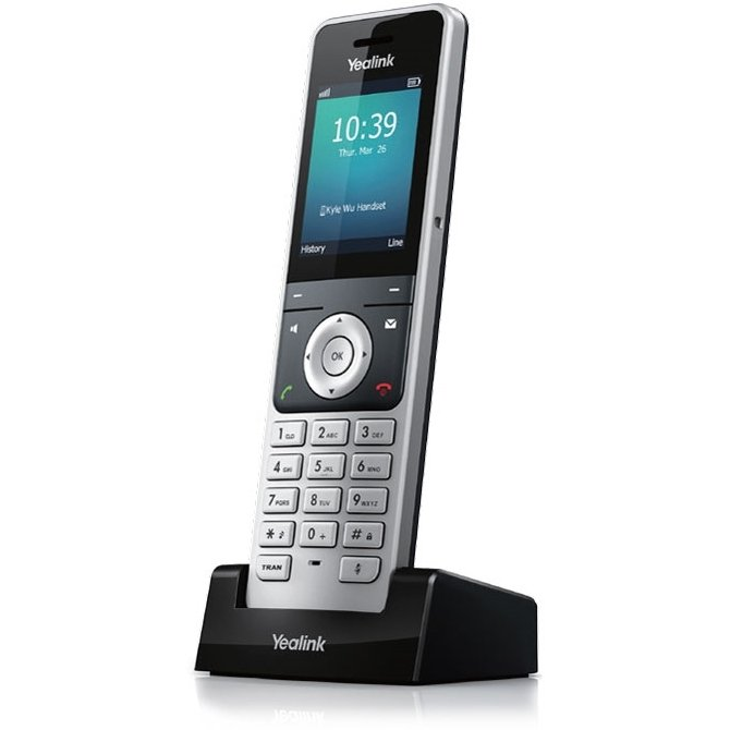 Yealink W56H Vezeték nélküli telefon Hívóazonosító Fekete (SIP-W56H)