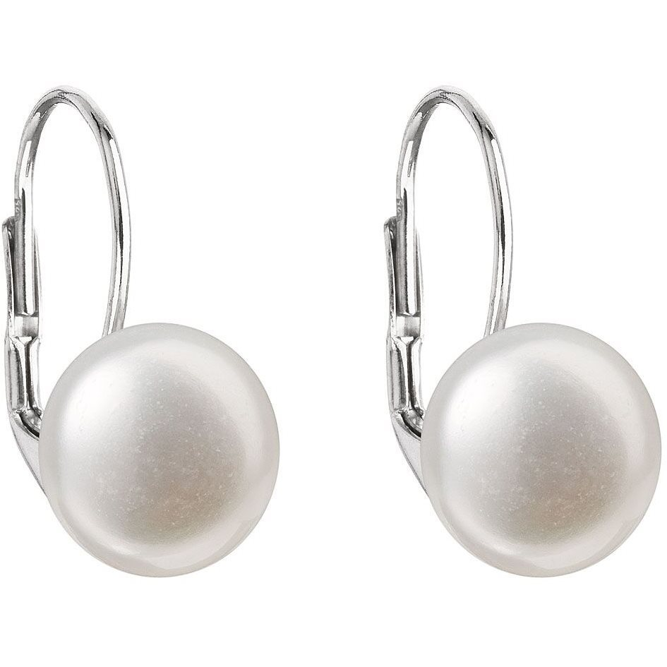 EVOLUTION GROUP 21010.1 fehér fülbevaló AA 10-10.5 mm igazgyöngy (925/1000, 1 g) (8590962210101)