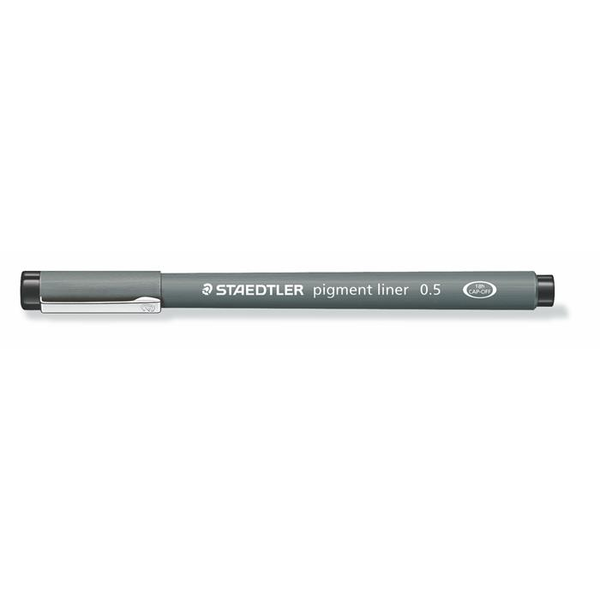 STAEDTLER Tusfilc, 0,5 mm,  "Pigment Liner 308", fekete (TS308059)