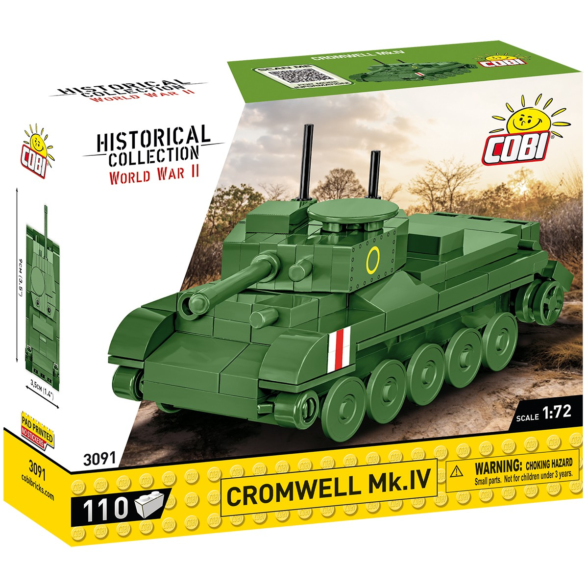 Coni Historical Collection Cromwell Mk.IV Tank 110 darabos készlet (3091)